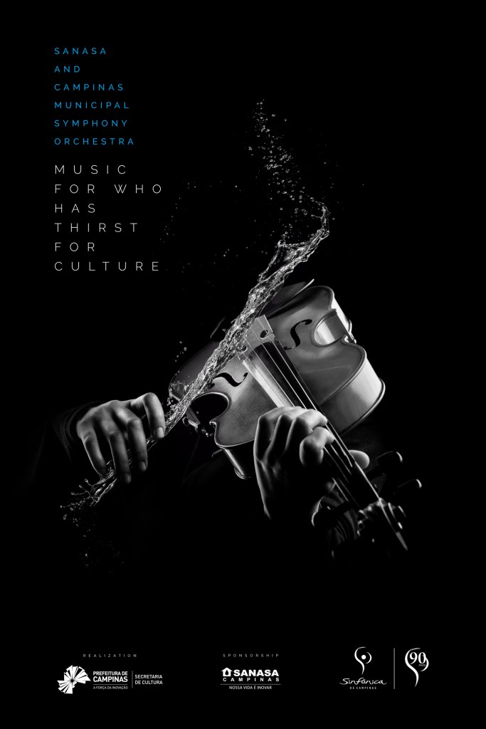 Sanasa and Campinas Municipal Symphony Orchestra Advertisement.
